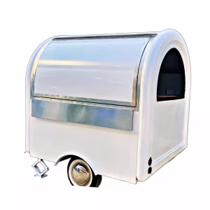 Discover the perfect Food Truck for Sale in the USA - the Best La Cucina Food Trailer with Italian Retro Charm. Our versatile food truck offers Taco, Hot Dog, Tamales, Coffee, Ice Cream and more. Equipped with 3 sinks, a fryer, and a rain protection system, it's a complete mobile kitchen. Explore this unique opportunity now from Trailer Concept