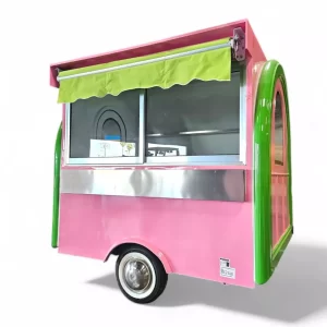 Discover the perfect Food Truck for Sale in the USA - the Best Douceur Food Trailer with Italian Retro Charm. Our versatile food truck offers Taco, Hot Dog, Tamales, Coffee, Ice Cream and more. Equipped with 3 sinks, a fryer, and a rain protection system, it's a complete mobile kitchen. Explore this unique opportunity now from Trailer Concept