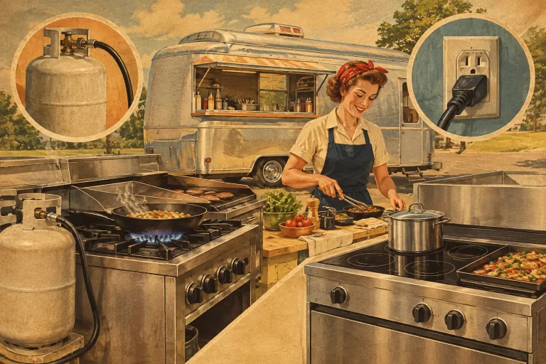 Propane Versus Electric Cooking for Food Trailers
